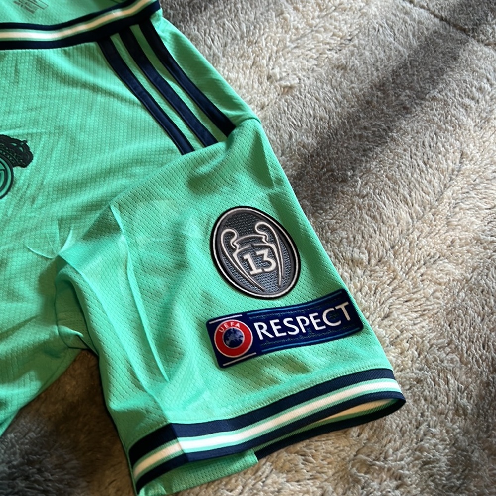 Real Madrid #5 Raphael Varane 2018-19 Adidas UEFA Champions League Away Jersey - Picture 8 of 9